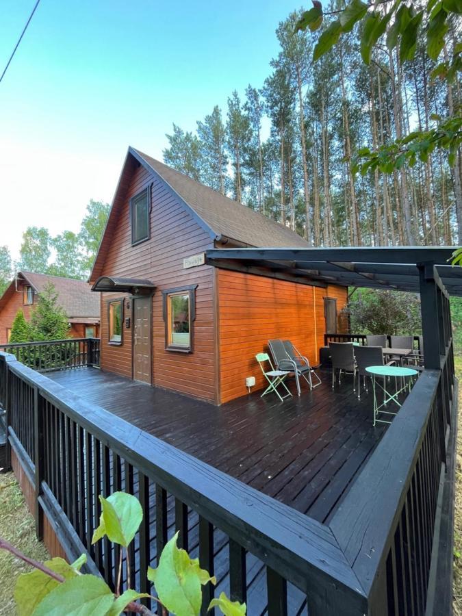 Domek Caloroczny Hawaje Nad Jeziorem Kazub Cieciorka ภายนอก รูปภาพ