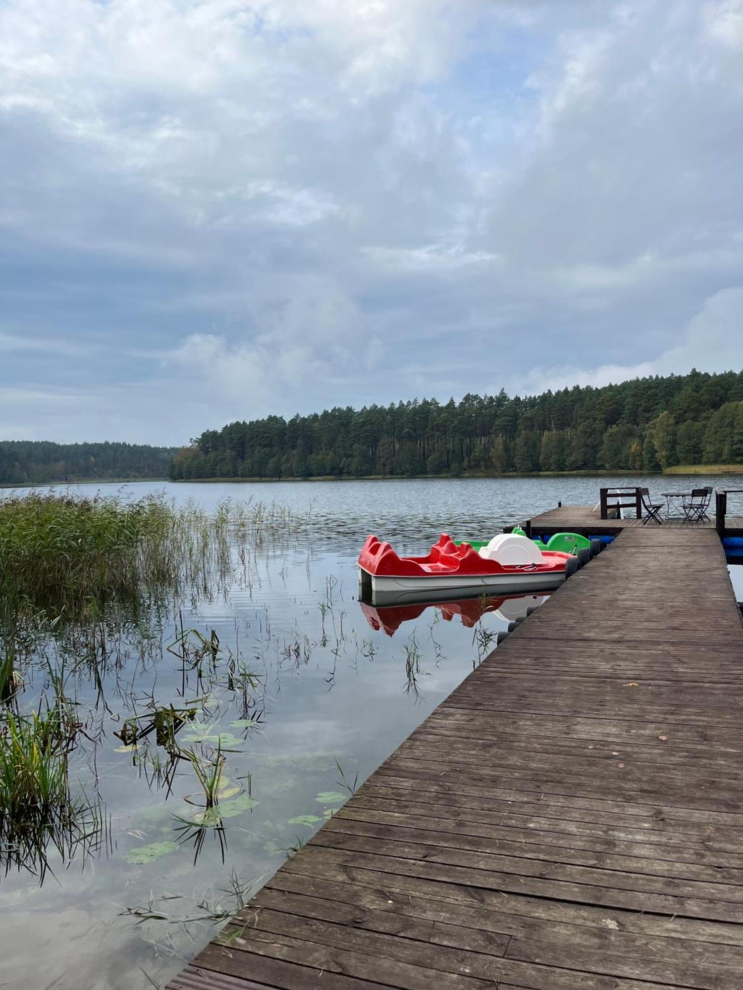 Domek Caloroczny Hawaje Nad Jeziorem Kazub Cieciorka ภายนอก รูปภาพ